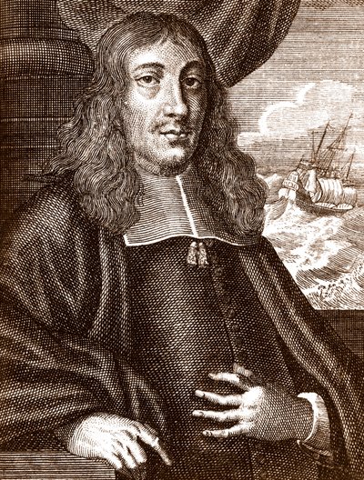 Gautier (Wouter) Schouten (1638-1704) Nederlandse ontdekkingsreiziger door Unknown artist