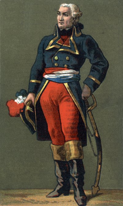 Generaal Dumouriez. Charles Francois du Perier, genaamd du Perier du Mourier, later Dumouriez, Franse generaal (1739-1823) door Unknown artist
