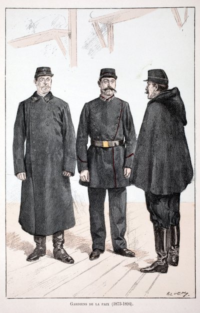Bewakers van de Vrede (1873-1894). Illustratie uit het boek 