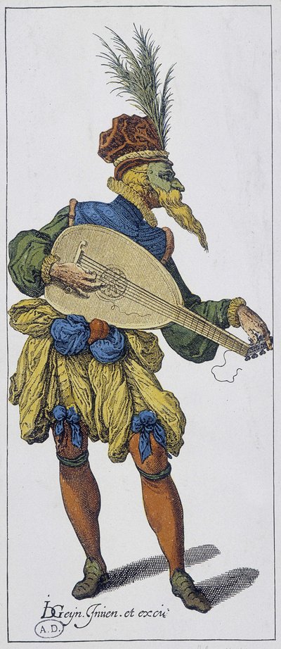 Gitarist door Unknown artist