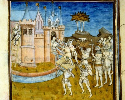 Hendrik I vocht tegen het leger van Willem de Veroveraar in 1054 door Unknown artist