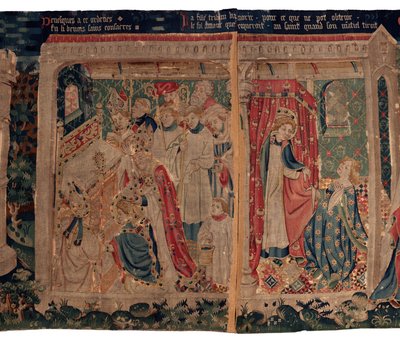 Geschiedenis van Sint Piat en Sint Eleuthère, Scène 10: Sint Eleuthère wordt gewijd als bisschop (D