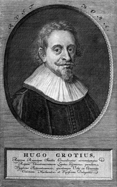 Hugo Grotius (1583-1645) (Huig de Groot), Nederlandse jurist en diplomaat. door Unknown artist