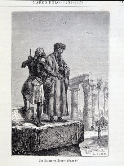 Ibn Battuta (1307-1377) in Egypte - in 