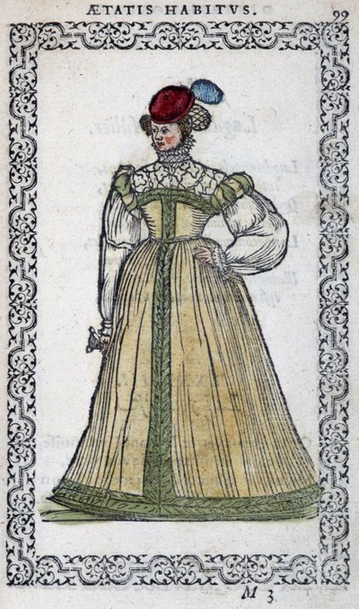 Italiaanse vrouw - in 