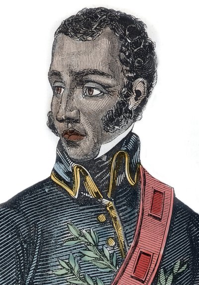 Jean-Pierre Boyer, president van Haïti van 1818 tot 1843 - Jean Pierre Boyer (1776-1850) Haïtiaanse politicus door Unknown artist