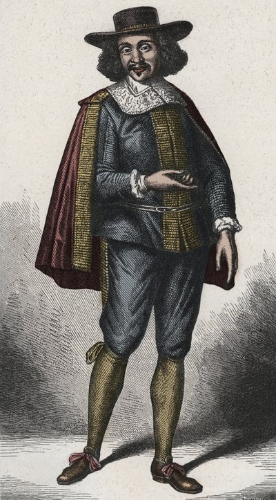 Jean Baptiste Poquelin Moliere 1622-1673 door Unknown artist