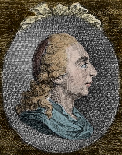 Joseph Freiherr von Sonnenfels (1732-1817) Oostenrijks en Duits jurist en romanschrijver door Unknown artist