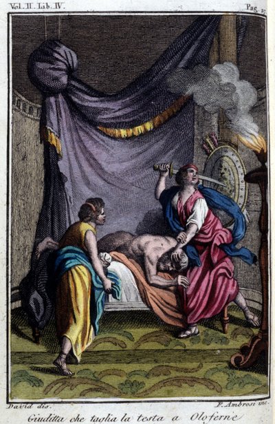 Judith snijdt Holoferne