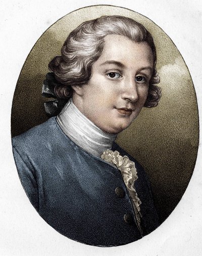 Louis Gresset (1709-1777), Franse schrijver. door Unknown artist