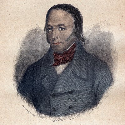 Louis Marie de Lahaye baron toen Burggraaf de Cormenin (1788-1868) Franse jurist en politiek pamflettist - Gravure door Unknown artist