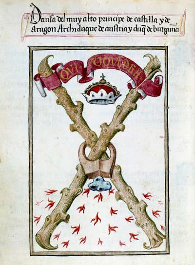 Motto van de hertogen van Bourgondië door Unknown artist