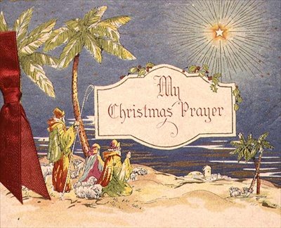 "Mijn kerstgebed", kerstkaart door Unknown artist