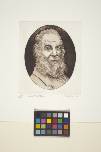 Portret Van Walt Whitman door Unknown artist