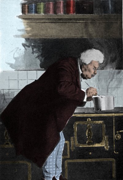 Portret van Alexandre Dumas père in de ovens. door Unknown artist