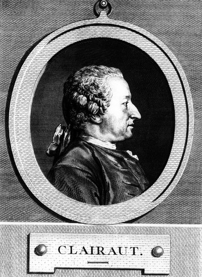 Portret van Alexis Claude Clairaut (1713-1765) Franse wiskundige. door Unknown artist