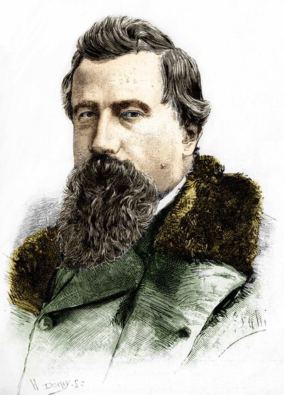Portret van Amilcare Ponchielli (1834 - 1886) Italiaanse componist. door Unknown artist