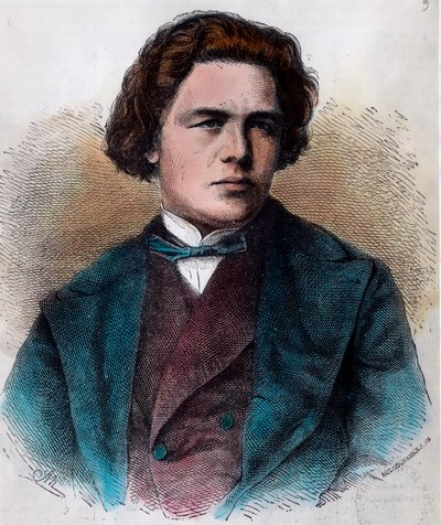 Portret van Anton Rubinstein door Unknown artist