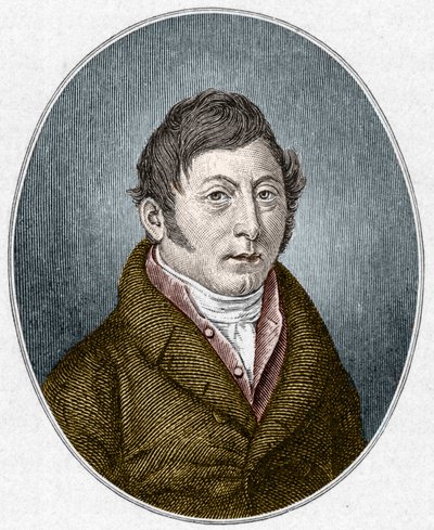 Portret van August Klingemann (1777-1831), Duitse toneelschrijver. door Unknown artist