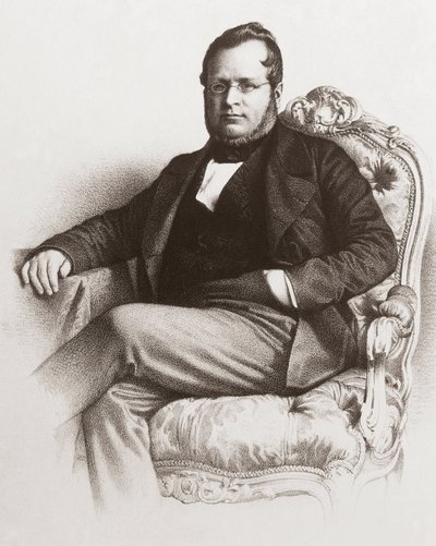 Portret van Camillo Benso, Graaf van Cavour (1810-1861) door Unknown artist