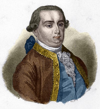 Portret van Cesare Bonesana, markies de Beccaria (1738 - 1794), Italiaanse jurist door Unknown artist