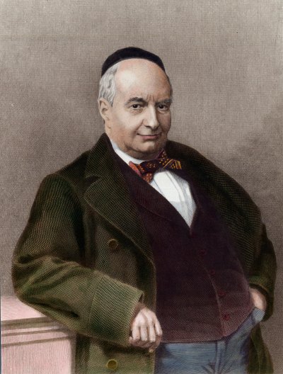Portret van Charles Auguste Sainte Beuve (1804-1869), Franse schrijver door Unknown artist
