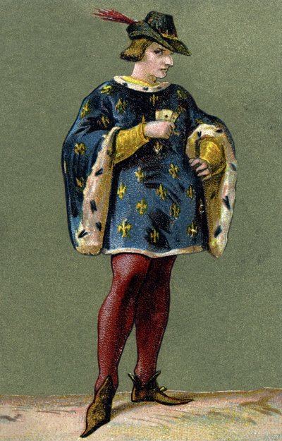Portret van Karel VI (1368-1422), koning van Frankrijk door Unknown artist