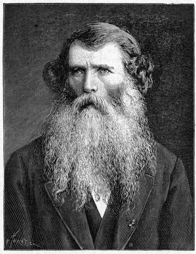 Portret van Charles Victor Naudin, Franse botanicus. (1815-1899). Gravure uit 1898. in 
