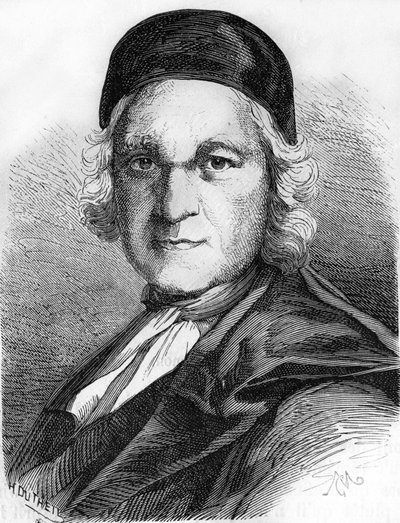 Portret van Charles de Marguetel de Saint-Denis de Saint-Evremond (1613-1703), Franse schrijver door Unknown artist