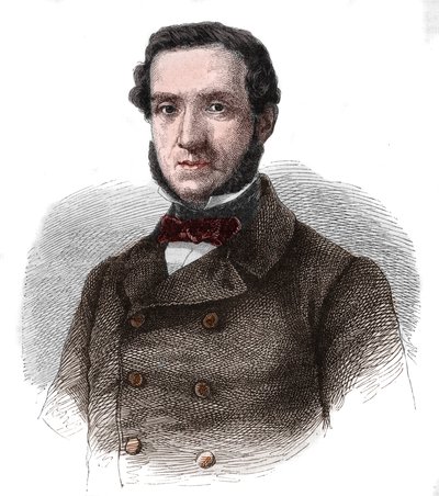 Portret van Edouard Drouyn de Lhuys (1805-1881) Franse diplomaat en politicus door Unknown artist