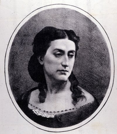 Portret van Erminia Frezzolini. Italiaanse sopraan (1818-1884) door Unknown artist