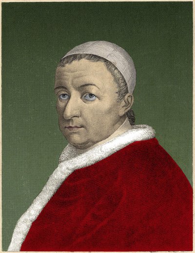 Portret van Gioacchino PECCI, Leo XIII, 254e paus door Unknown artist