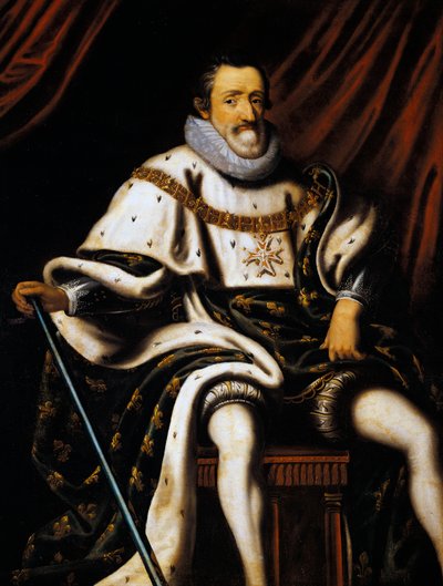 Portret van Hendrik IV van Frankrijk door Unknown artist