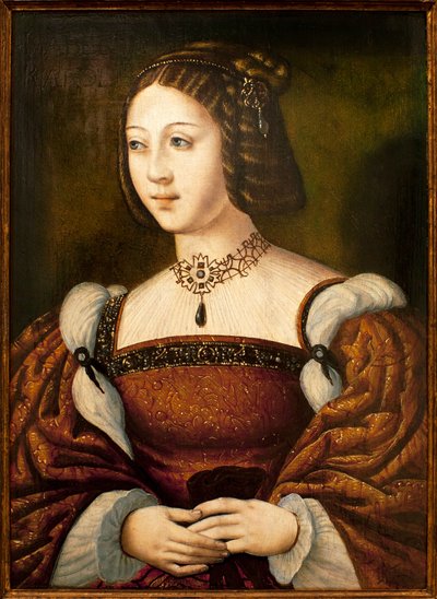 Portret van Isabella van Portugal door Unknown artist
