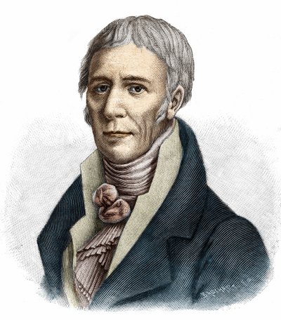 Portret van Jean-Baptiste Lamarck (1744-1829). door Unknown artist