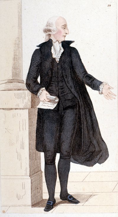 Portret van Jean Sylvain BAILLY (1736-1793), schrijver, astronoom en politicus verkozen tot de Académie française. Auteur van de geschiedenis van de astronomie. Hij werd onthoofd voor het helpen van Lodewijk XVI bij zijn ontsnapping. Gravure uit 1830 door Unknown artist
