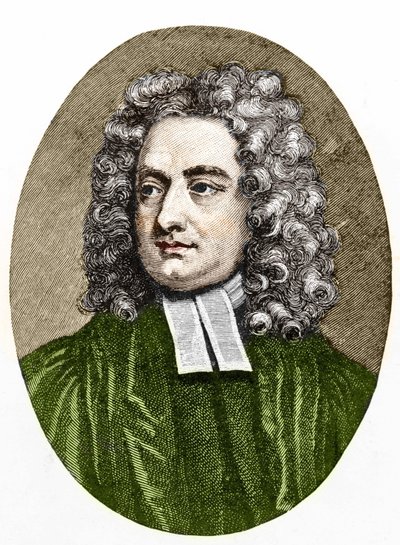 Portret van Jonathan Swift (1667-1745) door Unknown artist