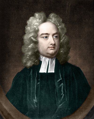 Portret van Jonathan Swift, Ierse schrijver door Unknown artist