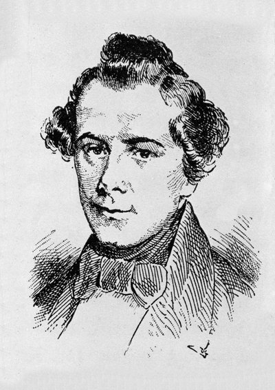 Portret van Joseph Lanner, Oostenrijks componist, violist en dirigent (1801-1843) door Unknown artist