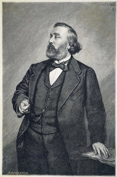 Portret van Leon Gambetta door Unknown artist