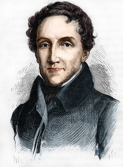 Portret van Louis-Mathieu Molé - Portret van Louis Mathieu, graaf van Molé (1781 - 1855), Franse politicus - in 