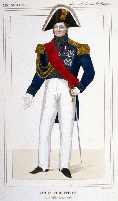 Portret van Lodewijk - Filips I (1773 - 1850), koning van de Fransen. door Unknown artist