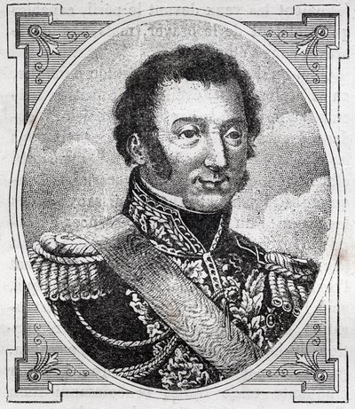 Portret van Louis Auguste Victor de Ghaisne de Bourmont (1773-1846), maarschalk van Frankrijk door Unknown artist