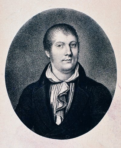 Portret van Louis Spohr (gravure) door Unknown artist