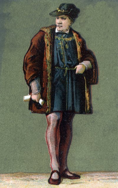 Portret van Lodewijk XI (1423-1483), koning van Frankrijk. door Unknown artist