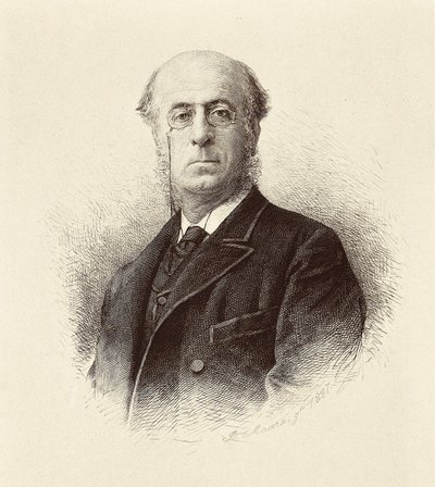 Portret van Manuel Silvela y La Vielleuze, Spaanse politicus. door Unknown artist