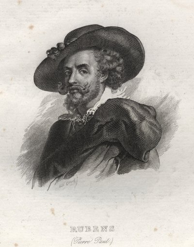 Portret van Pierre Paul Rubens (1577-1640) door Unknown artist