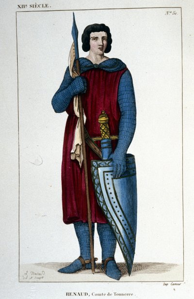 Portret van Renaud, Graaf van Thunder (990 - 1038 ca.). door Unknown artist