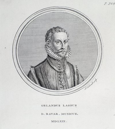 Portret van Roland de Lassus (Orlando di Lasso) door Unknown artist