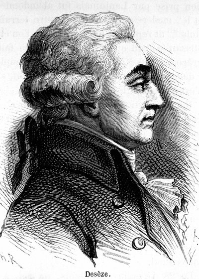 Portret van Romain Deseze of De Seze (1748-1828), advocaat van Lodewijk XVI tijdens zijn proces door Unknown artist